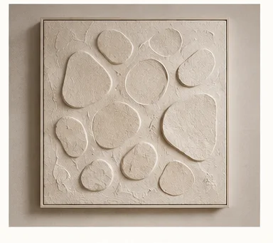 Piedras orgánicas en relieve